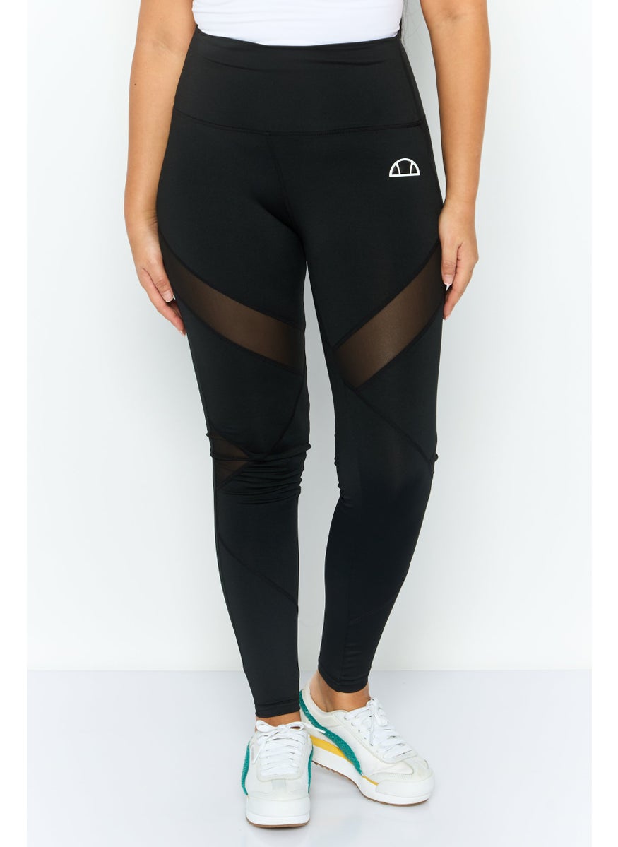 Ellesse Women Sportswear Graphic Print Leggings, Black  - Image 1