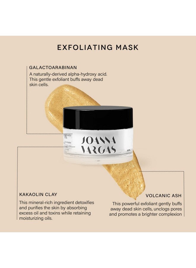 Joanna Vargas Joanna Vargas Exfoliating Face Mask for Women - Pore Cleansing Face Mask with Kaolin Clay & Volcanic Ash - Facial Cleanser & Gentle Exfoliator for Face - Purifying Facial Exfoliator for Glowing Skin - Image 3