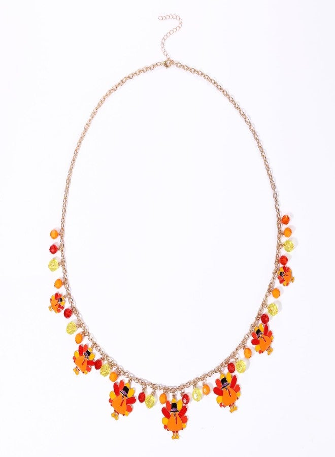 Boderier قلادة تركيا بوردير قلادات عيد الشكر للنساء قلادة تركية مزينة بالخرز مع تعليقة قلادة عيد الشكر المجوهرات الاحتفالية (تركيا) - Image 2