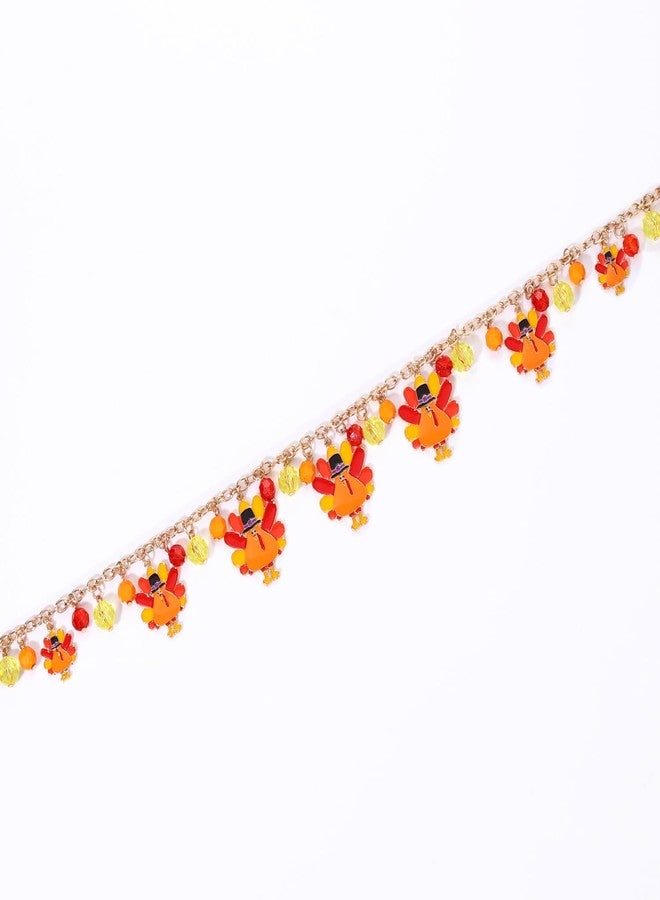 Boderier قلادة تركيا بوردير قلادات عيد الشكر للنساء قلادة تركية مزينة بالخرز مع تعليقة قلادة عيد الشكر المجوهرات الاحتفالية (تركيا) - Image 4