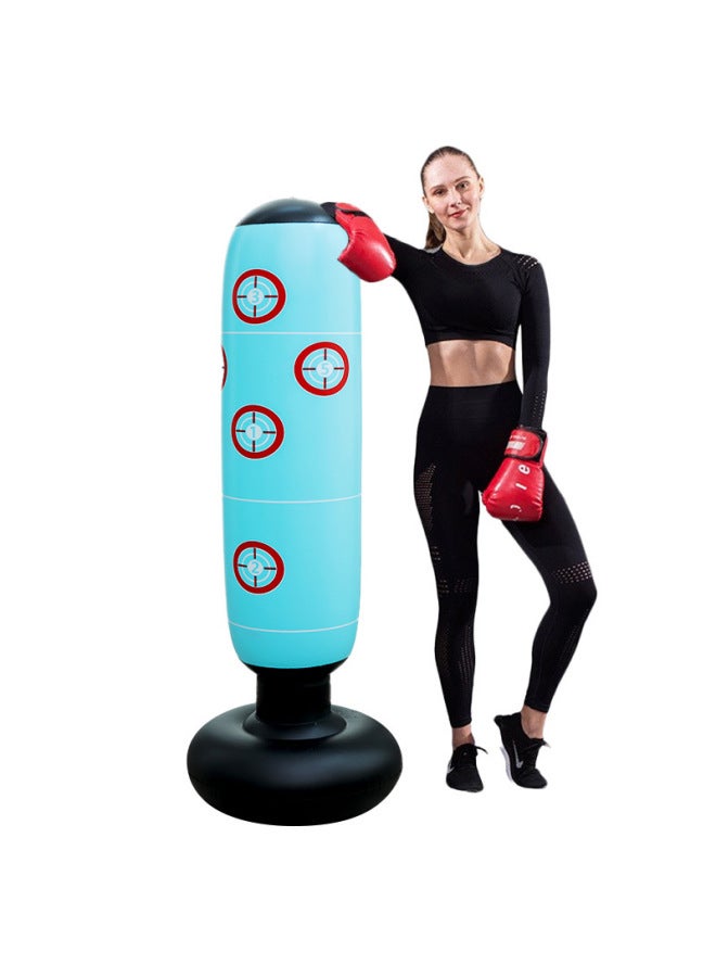 New Pvc Inflatable Boxing Column Thickened Adult Fitness Boxing Sandbag Tumbler Vertical Vent Sandbag Toy
