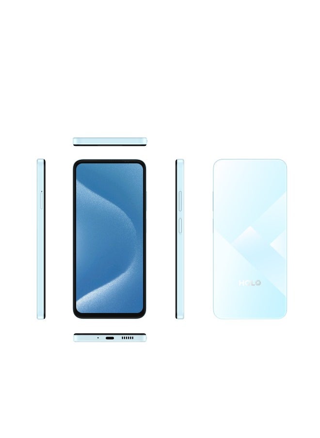 HOLO - Z1 Dual SIM 4+4GB RAM 128GB ROM No Camera 4G Dawn White - Image 1