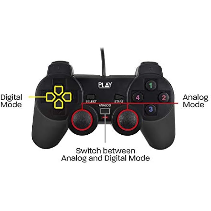 PLAY WIRED USB GAMEPAD - Image 3