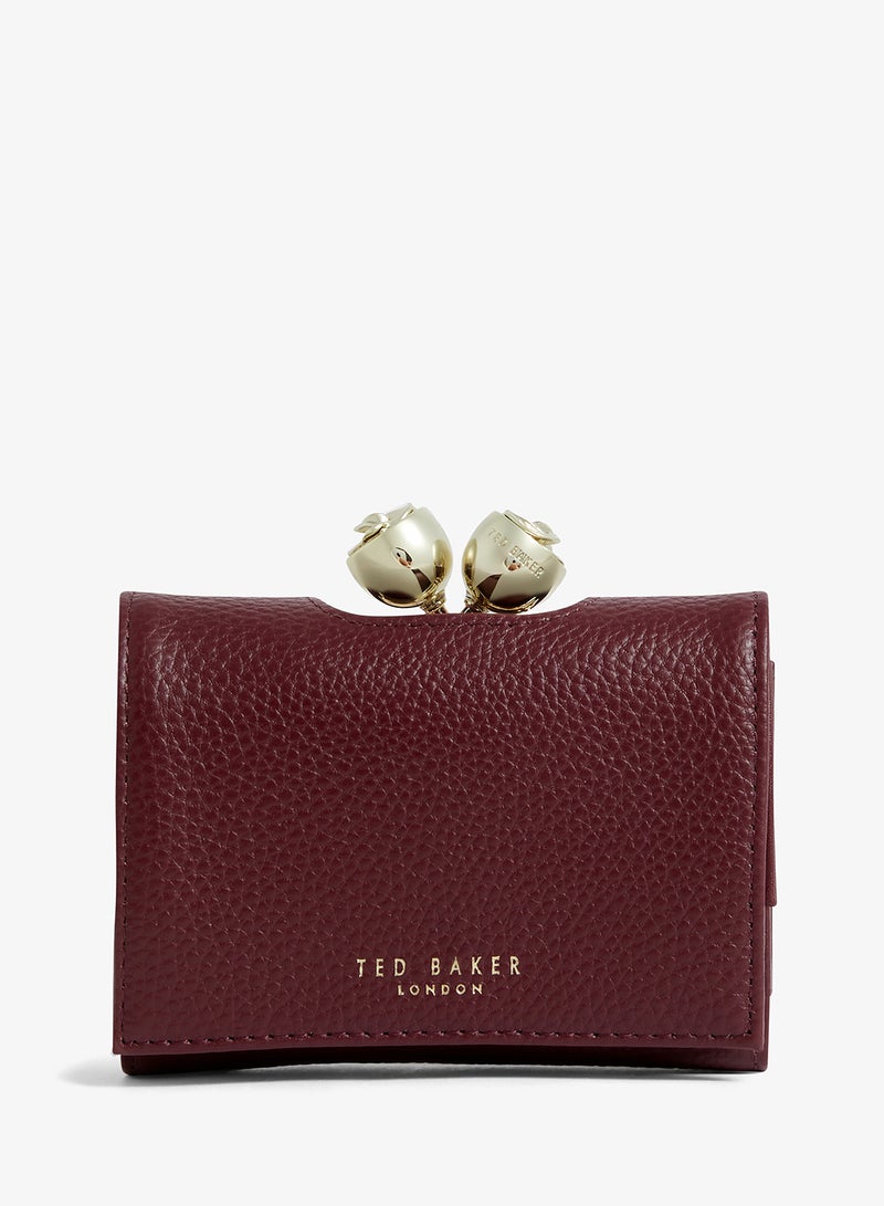 Ted Baker Roosa Rose Detail Leather Small Bobble Purse - Image 2