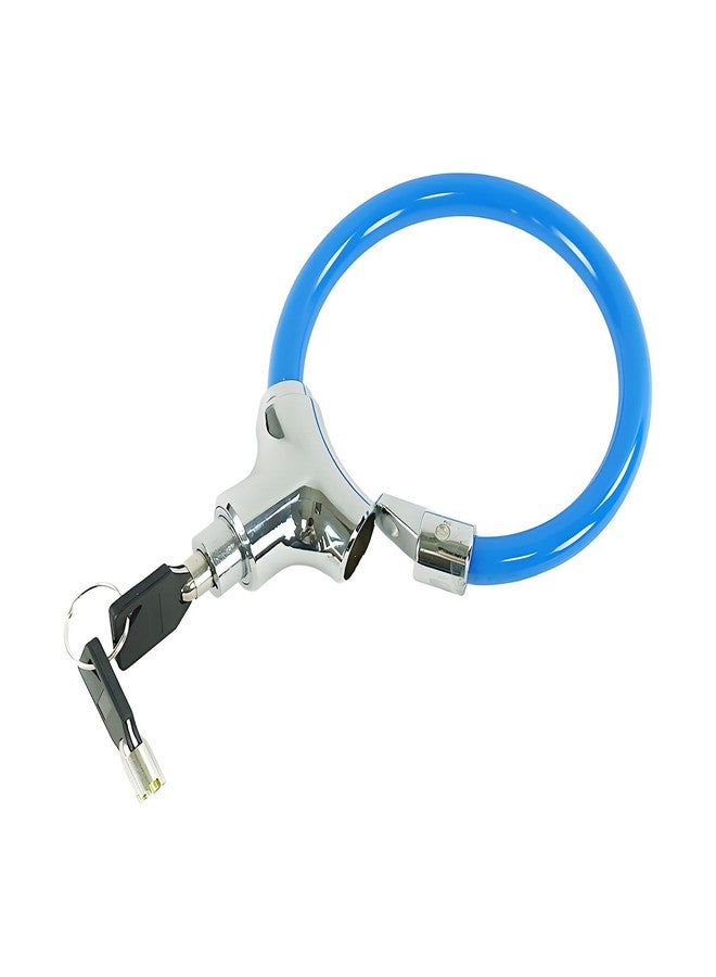 ALUCARD Bicycle Cable Lock, Blue Steel Cable with Keys, Security Lock - Image 5