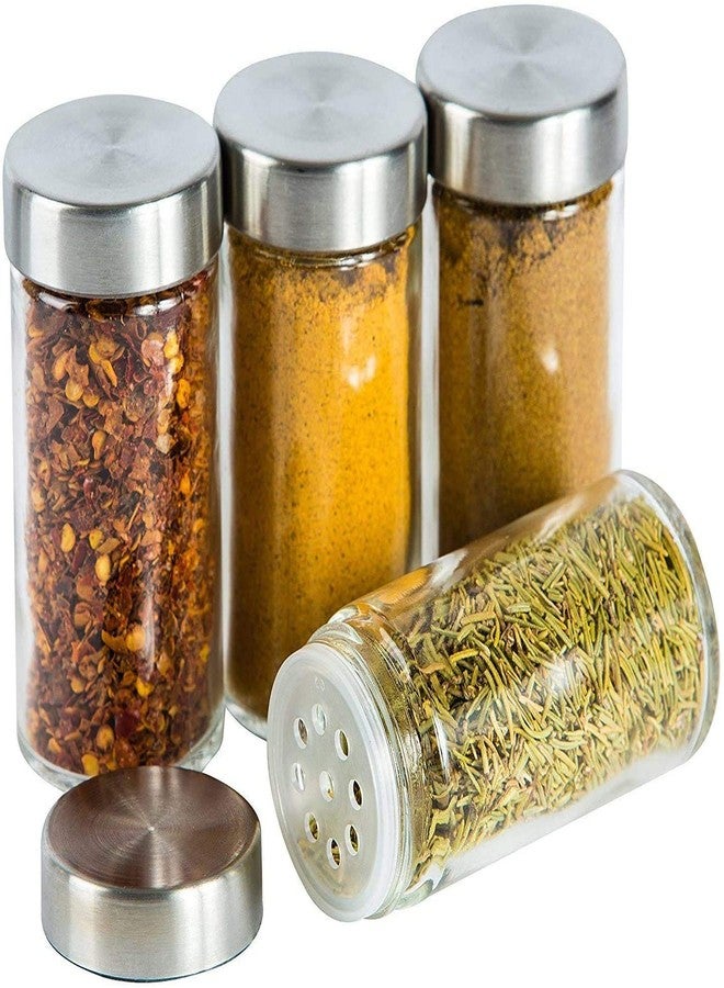 TRAY Spice carousel with 16 spice jars, 360 ° rotatable spice holder, spice stand made of stainless steel, spice jars for sprinkling, standing spice rack, spice rack for kitchen cupboard - Image 5