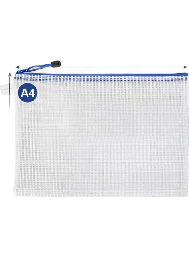 Simaa [Super Popular] Simaa 10 A4 Waterproof Grid Subject Classification Pouches, File Pouches, Zipper Pouches, Stationery Exam Storage Specialized Pouches, Test Paper Bags, Tutoring Bags 6756 - Image 2