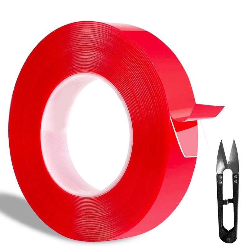 TAPES VARGORT Extra Strong Double Sided Tape/Extra Strong Double Sided Tape/Nanotech Adhesive Tape/Width: 9mm x 11m Long For Durable Attachment! Enhance Your Projects - Image 1