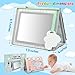 Dr.Rapeti DrRapeti Soft Tummy Time Book Baby Safe Mirror with Teether Crinkle Pages Tummy Time Mirror High Contrast Montessori Sensory Toy Tummy Time Toy for Newborn Baby Infant for 0 - Image 3