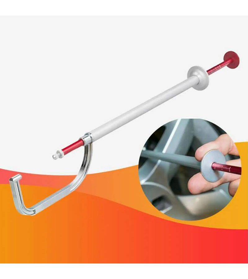 أداة اختبار تآكل وسادة الفرامل للدراجات النارية البيضاء الدقيقة مسطرة قياس 0-45 مم - Image 2
