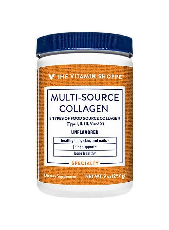 The Vitamin Shoppe Multi-Source Collagen Powder - 5 Types of Collagen to Support Hair, Skin & Nails - Unflavored (24 Servings) - Image 2