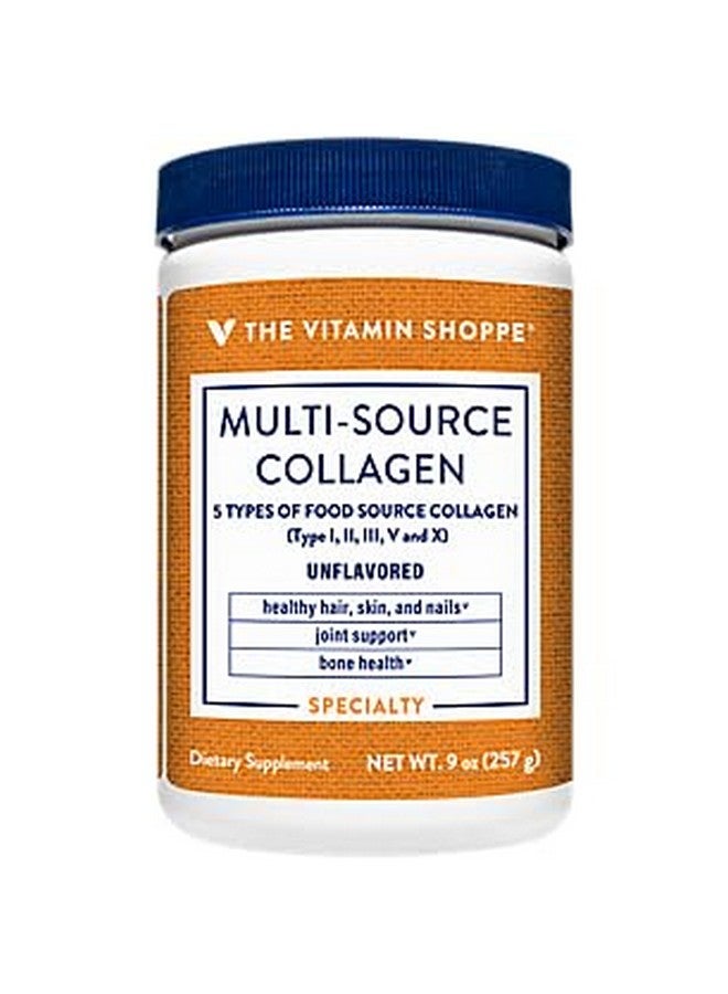 The Vitamin Shoppe Multi-Source Collagen Powder - 5 Types of Collagen to Support Hair, Skin & Nails - Unflavored (24 Servings) - Image 1