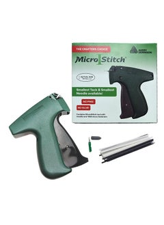 افيري طقم مسدس الوسم MicroStitch - يتضمن إبرة واحدة و600 مثبت أبيض و480 مثبت أسود (طقم البداية)  - Image 1