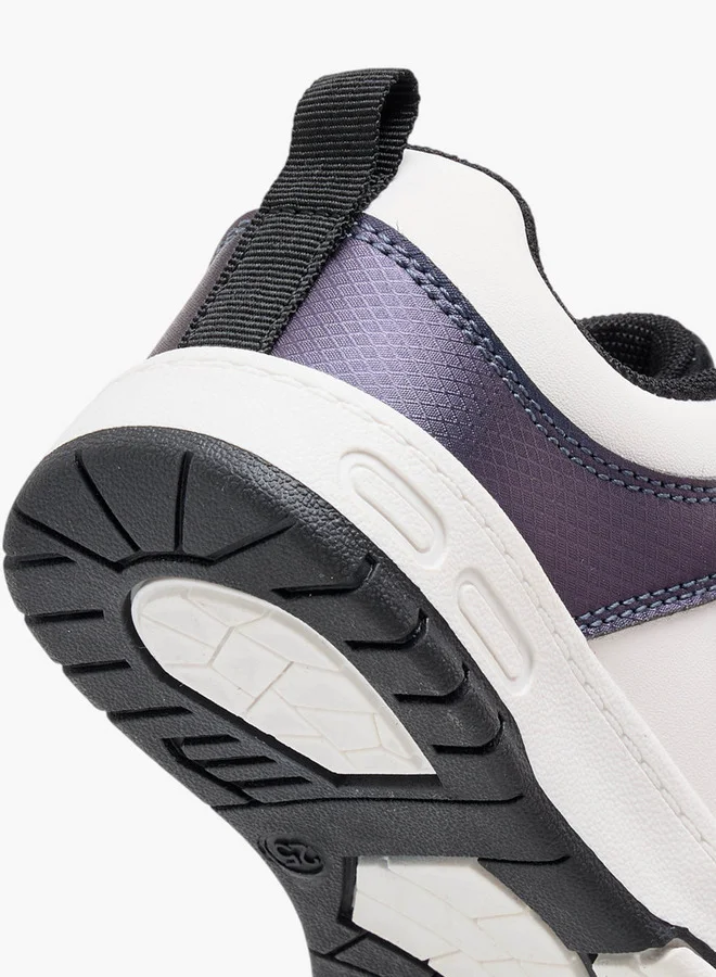 LBL by Shoexpress Boys Rocket Light-Up Sneakers with Hook and Loop Closure