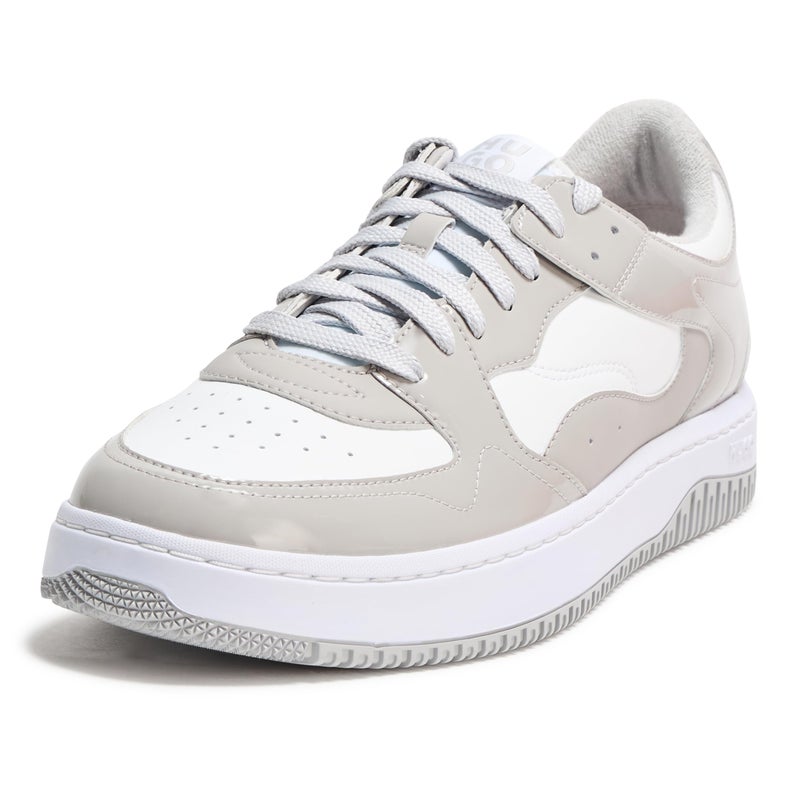 HUGO حذاء رياضي مزود بشعار هوجو من الخلف بلون لافا سموك 7