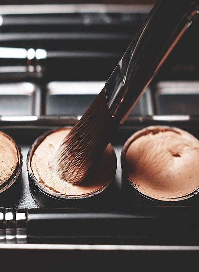 SUNISA Black Soft Synthetic Bristle Makeup Brushes Set of 12 with Storage Box - (Pack of 13) - Image 4