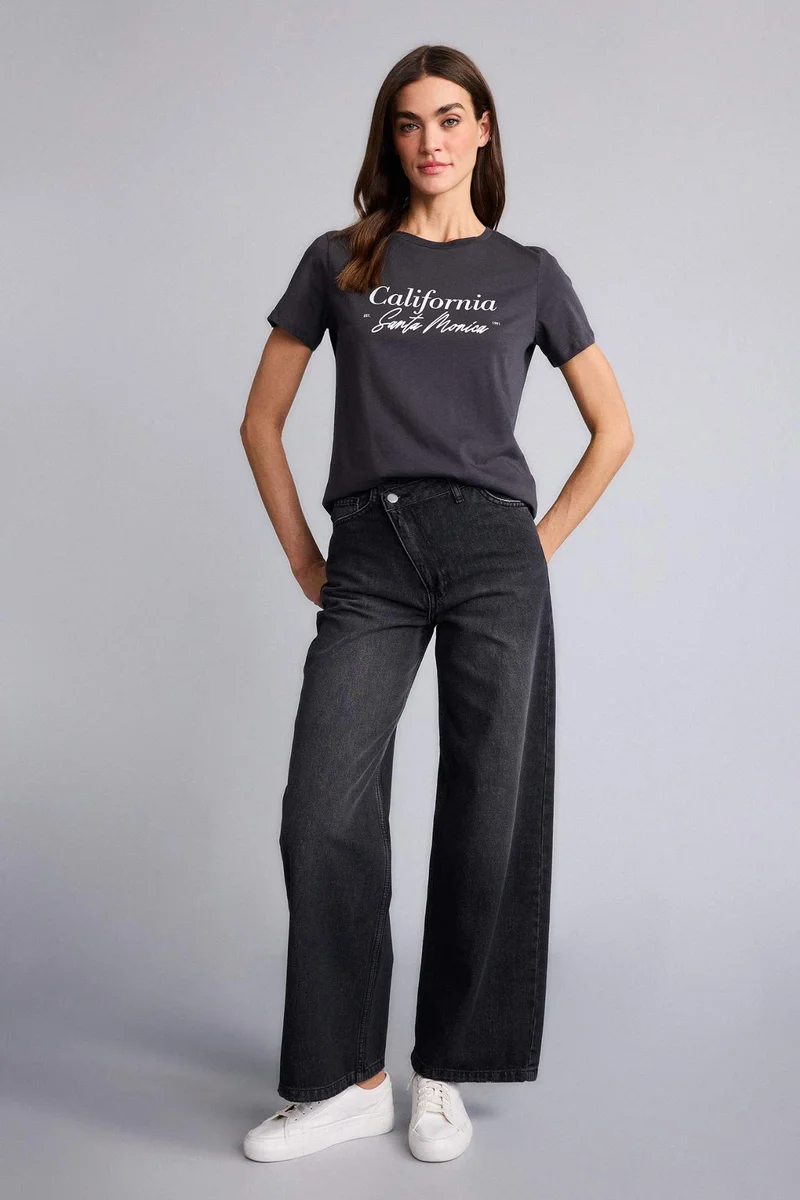 DeFacto Regular Fit Crew Neck Short Sleeve T-Shirt