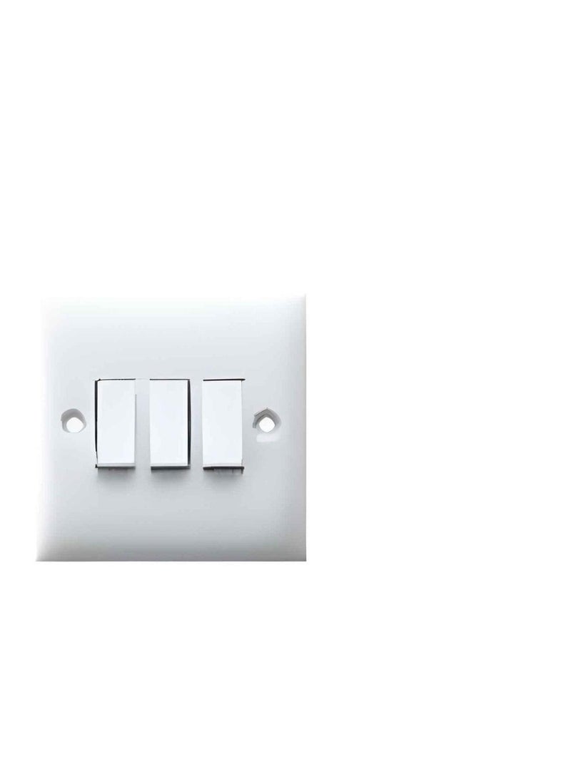 ADMORE RR 10Ax 3 Gang 2 Way Switch Plate 