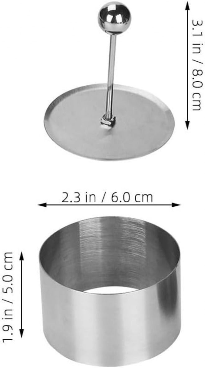 PRETYZOOM Stainless Steel Onigiri Mold - Ideal for Rice Balls, Sushi, Diy Tiramisu & More! A Must - Have Home Kitchen Gadget (size S) - Image 5