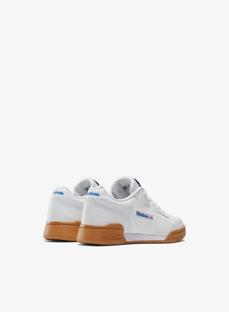 Reebok White|Blue|Red Reebok Workout Plus Unisex Shoes for Women | Best Price UAE