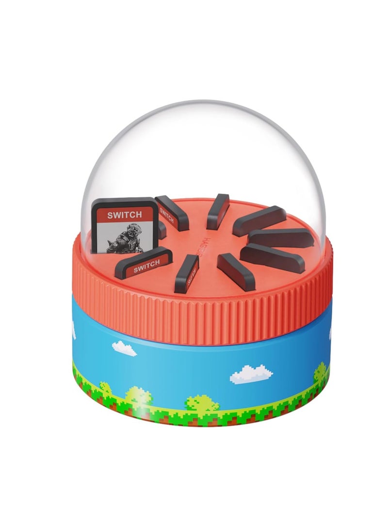 Nintendo Switch Storage Case, PS Vita Rotating Game Card Case with 10 Card Slots  Portable Magnetic Game Cartridge Holder Switch Game - Image 1