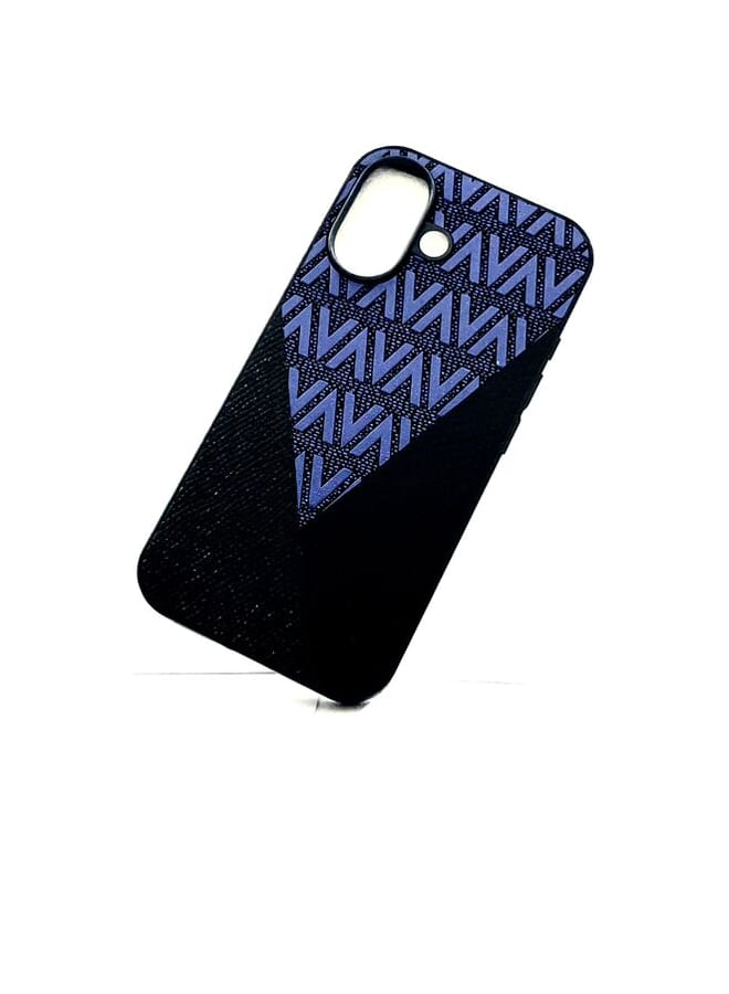 general Protective back Cover For Apple iPhone 16 Black/Blue