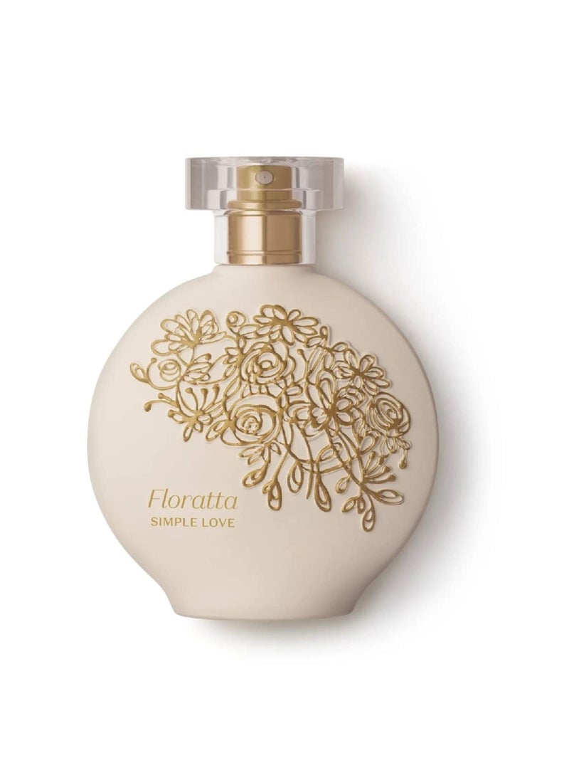 Boticario Boticario - Linha Floratta (Simple Love) - Colonia Feminina 75 Ml - (Floratta (Simple Love) Collection - Eau de Toilette 2.5 Fl Oz) 