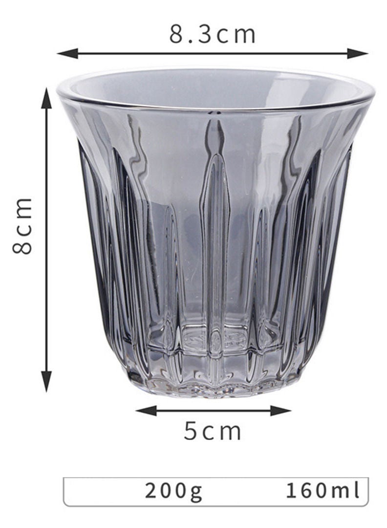 MIBRU Coffee Duratuff Glass Cup Suitable For Specialty Espresso Shots Modern Drinking Barista Latte Cups 90ml Mug Coffee Or Tea Glass Mugs Flat Espresso Coffee Cup Bring Classic Elegance To Table 160ml  - Image 3