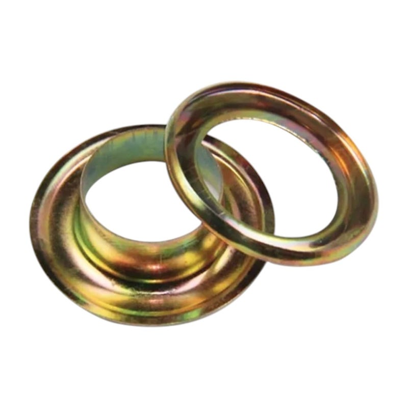 500 Pcs Metal Grommets 19mm Outer Diameter 12mm Inner Diameter Metal Ring for Leather Goods Shoes Grommet Eyelets for Shoes Clothes Handbag Fabric Curtains - Image 2