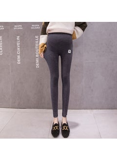 Maternity Leggings Spring Autumn Base Layer dark gray [in stock]]