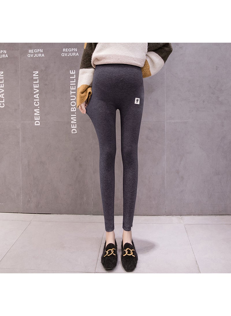 Generic - Maternity Leggings Spring Autumn Base Layer dark gray [in stock]] - Image 1