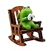 Refintural Miniature Frog Figurines Statue Cute Frog Sculpture for Outdoor Fairy Garden and Desk Decorations Adorable Frog Figurine Statue Decor for Plant Shelf Desk Office BedroomChair - Image 3