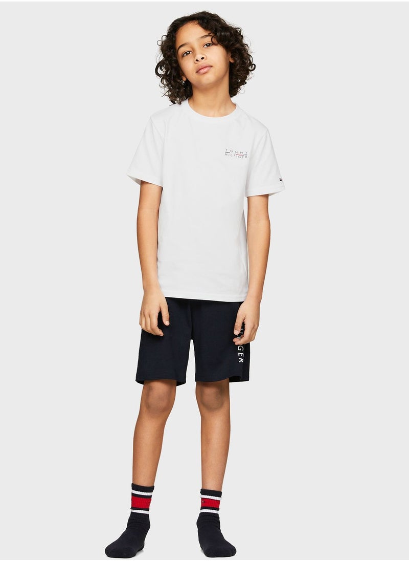 TOMMY HILFIGER - Youth 2 Pack Essential T-Shirt - Image 1