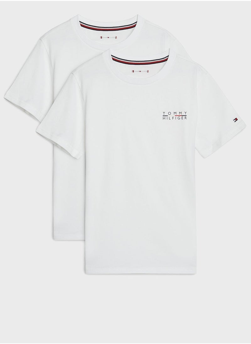 TOMMY HILFIGER - Youth 2 Pack Essential T-Shirt - Image 1