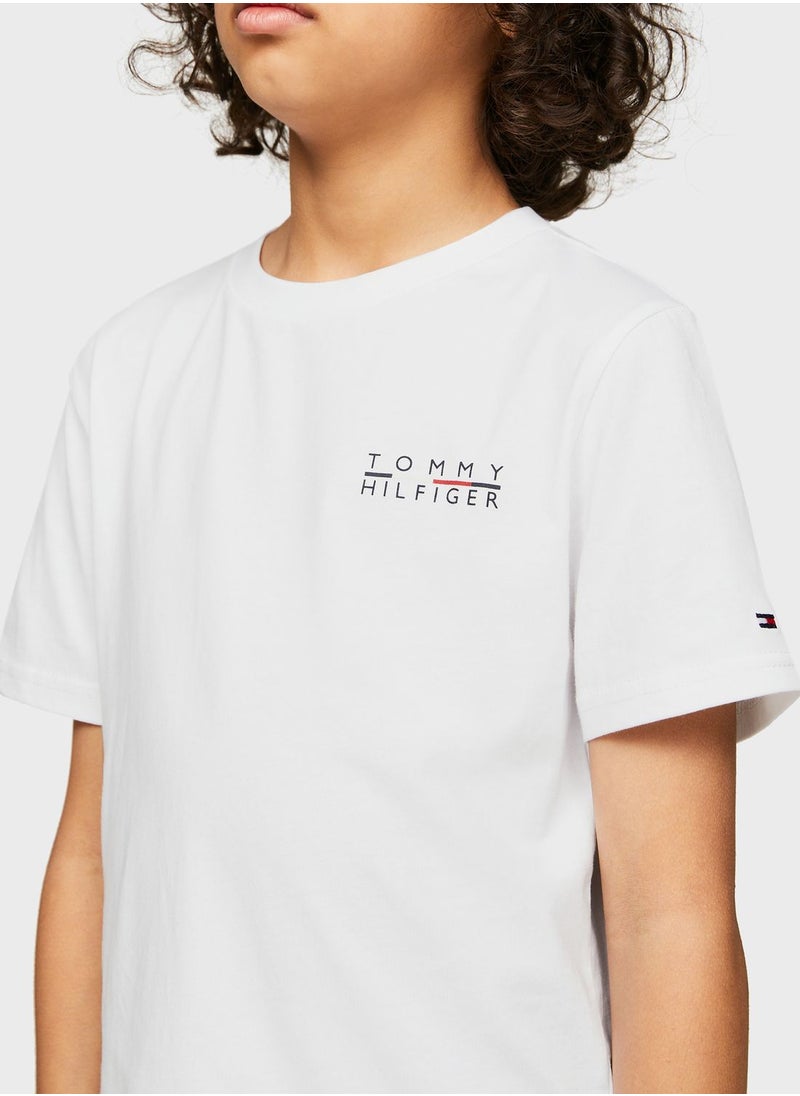 TOMMY HILFIGER - Youth 2 Pack Essential T-Shirt - Image 1