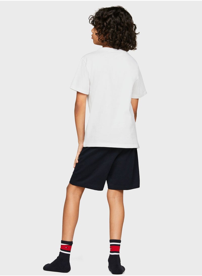TOMMY HILFIGER - Youth 2 Pack Essential T-Shirt - Image 1