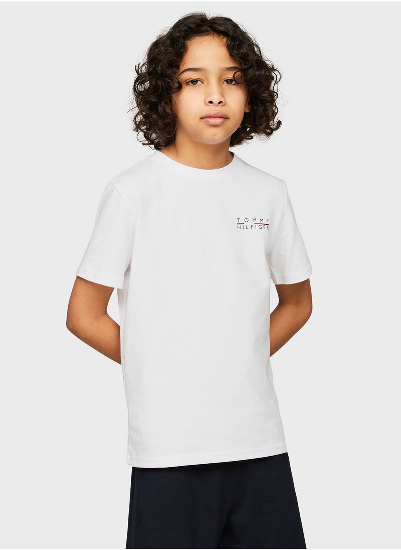 TOMMY HILFIGER - Youth 2 Pack Essential T-Shirt - Image 1