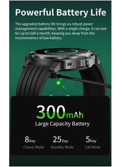 Furtey Men Smart Watch Bluetooth Watch Make or Answer Calls with Microphone Speaker Fitness Tracker Watch with Heart Rate Sleep Monitor 20 Sport Modes IP67 Waterproof for Android iOS  - Image 4
