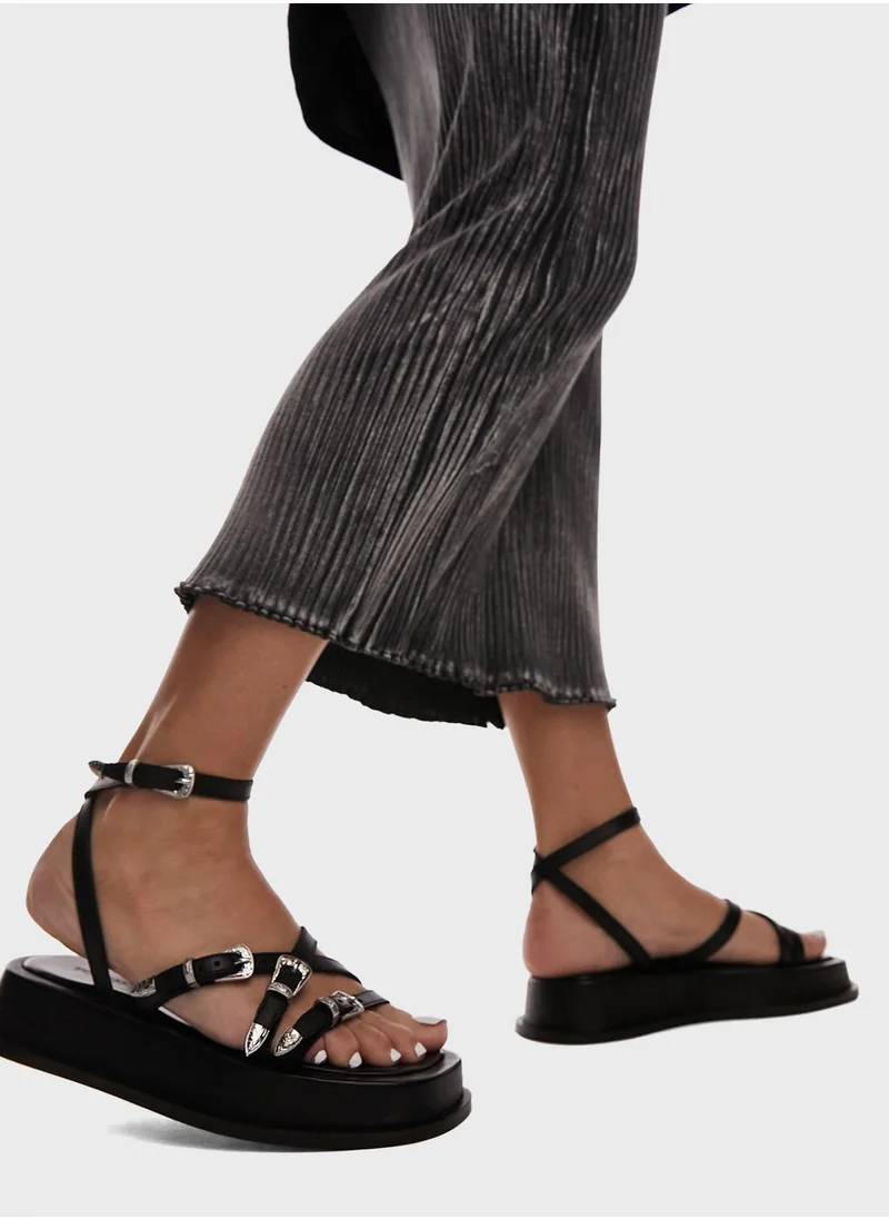 TOPSHOP Multi Strap Sandals