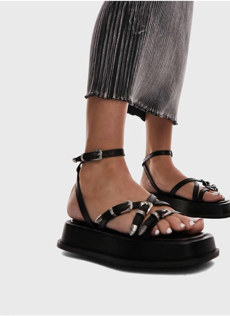 TOPSHOP Multi Strap Sandals