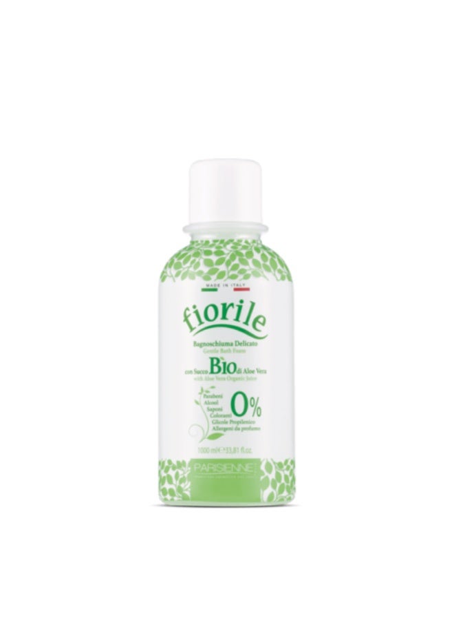 Fiorile Bath Foam Bio Aloe Vera 1000ML | Nourishing & Moisturizing Bath Foam | Maintain Soft & Smooth Skin | Daily Use Body Cleanser