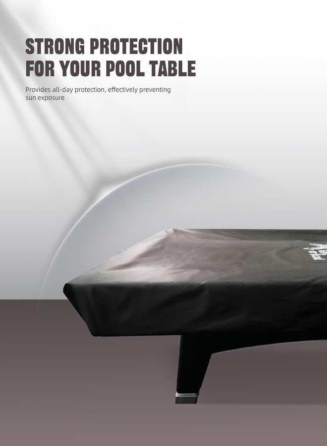 CRICAL 9-Foot Pool Table Cover – Premium Oxford Fabric Billiard Table Cover for Protection Against Dust, Dirt, and Sun – Tear-Resistant, Easy to Clean, and Compact Storage for Pool Table - Image 5