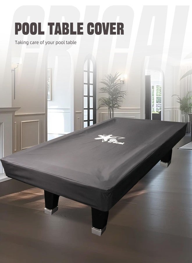 CRICAL 9-Foot Pool Table Cover – Premium Oxford Fabric Billiard Table Cover for Protection Against Dust, Dirt, and Sun – Tear-Resistant, Easy to Clean, and Compact Storage for Pool Table - Image 2