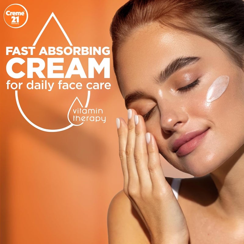 Creme 21 Instant Brightening Cream with Vitamin C & B5 - 100ml Tube - Image 4