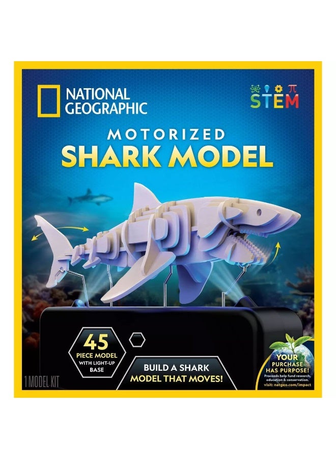NATIONAL GEOGRAPHIC National Geographic Motorized Shark Model Kit (45 pieces)  - Image 1