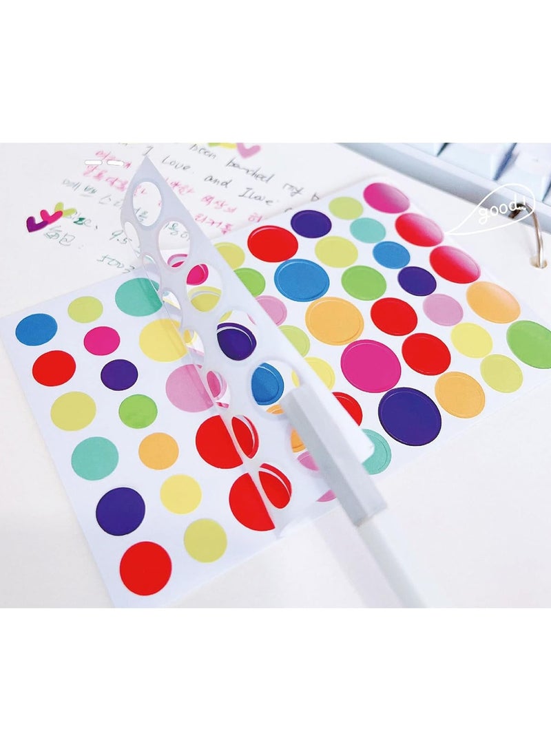 20 Sheets Mini Dot Stickers Cute Small Dots Stickers for Kids Girl Decal Sticker Cute Decorative Stickers for DIY Crafts Laptop Bottle Colorful Dots Stickers - Image 5
