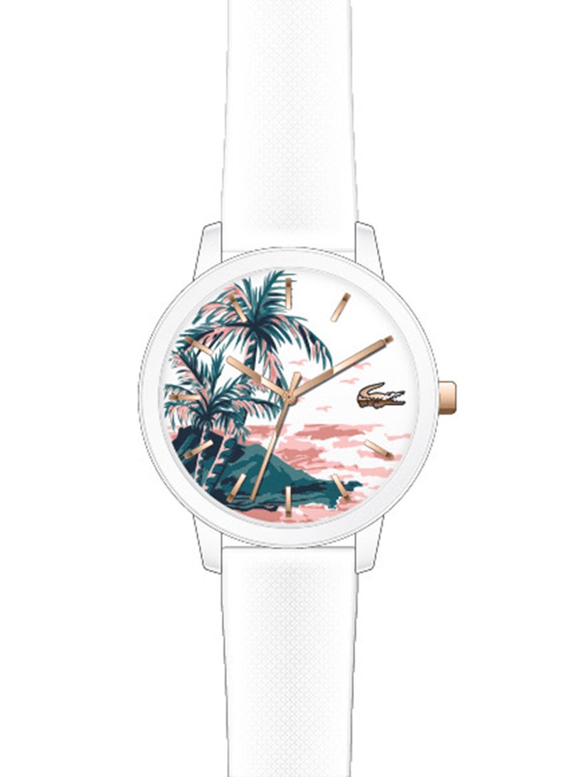 LACOSTE Women's Silicone Wrist Watch 2001085 - Image 4