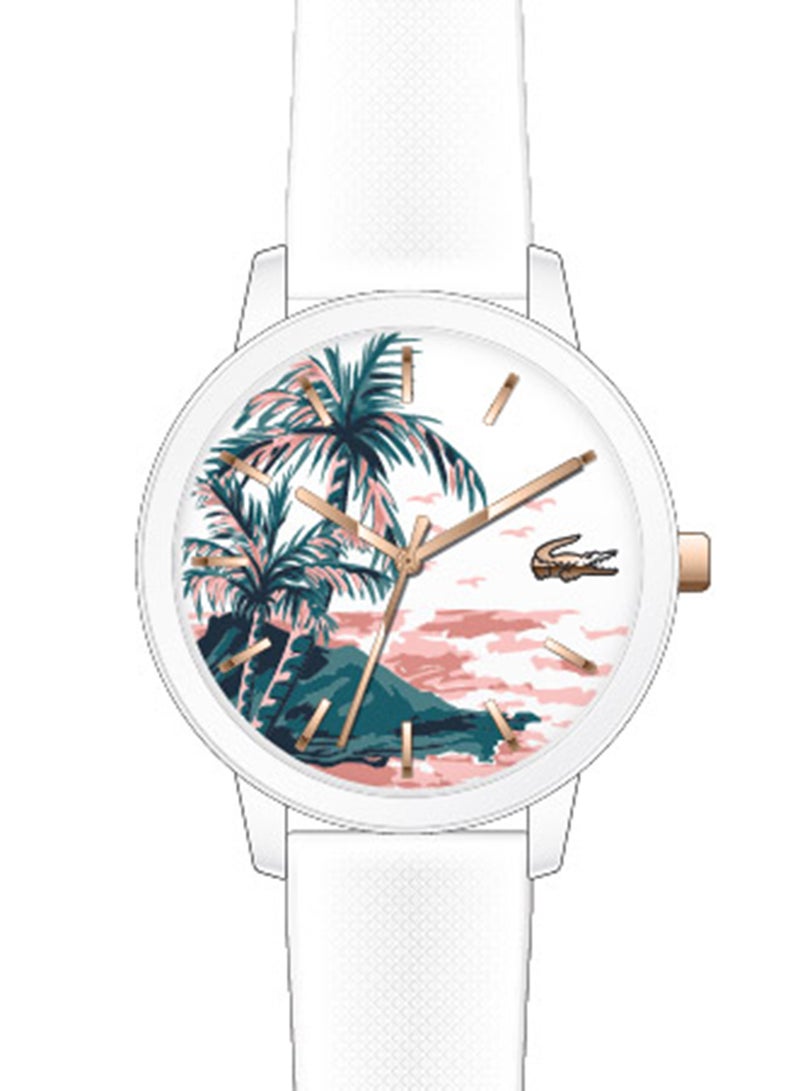LACOSTE Women's Silicone Wrist Watch 2001085 - Image 2