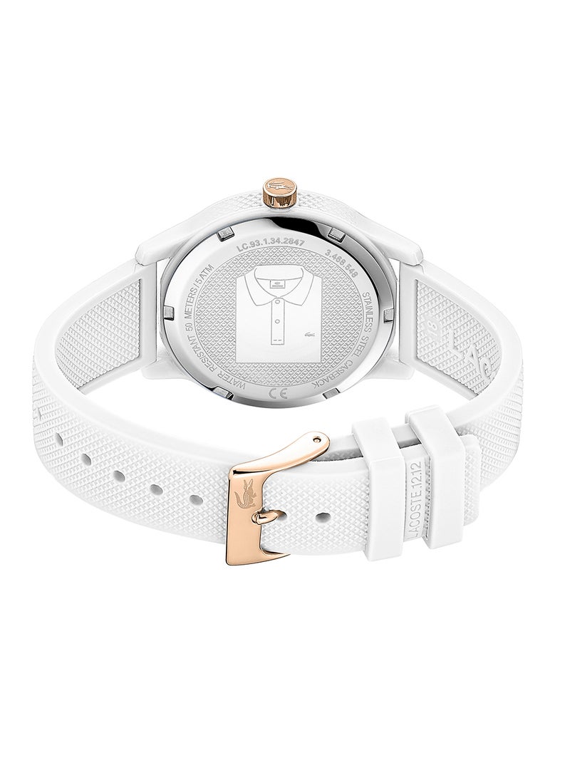 LACOSTE Women's Silicone Wrist Watch 2001085 - Image 3