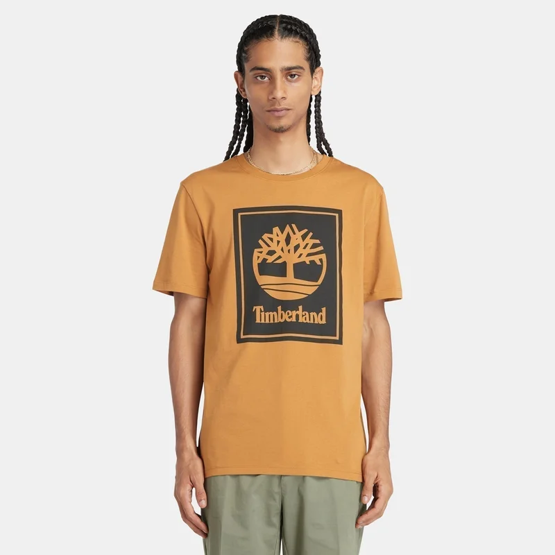 Timberland Men's Stack Logo T-Shirt